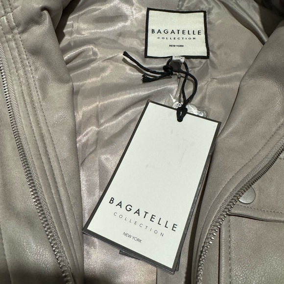 Bagatelle Gray Faux Leather Vest - Picture 4 of 4